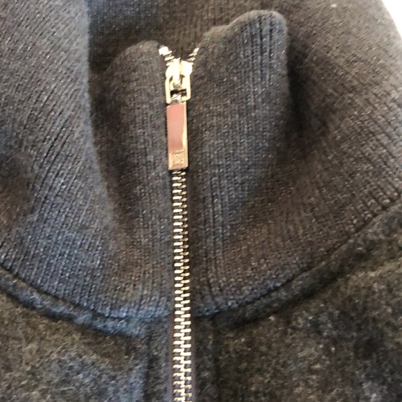 Toteme Flannel Puffer Jacket in Grey Melange - Picture 4 of 6